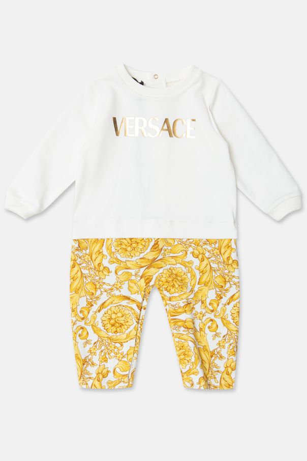 Versace Kids Jumpsuit with logo