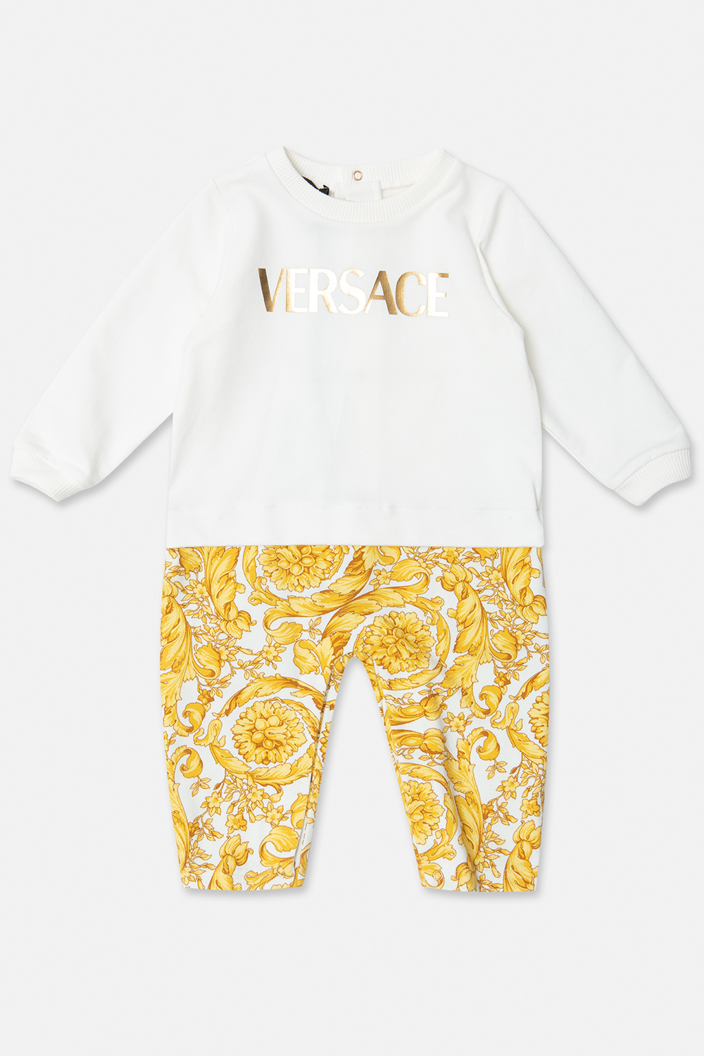 Versace Kids Jumpsuit with logo