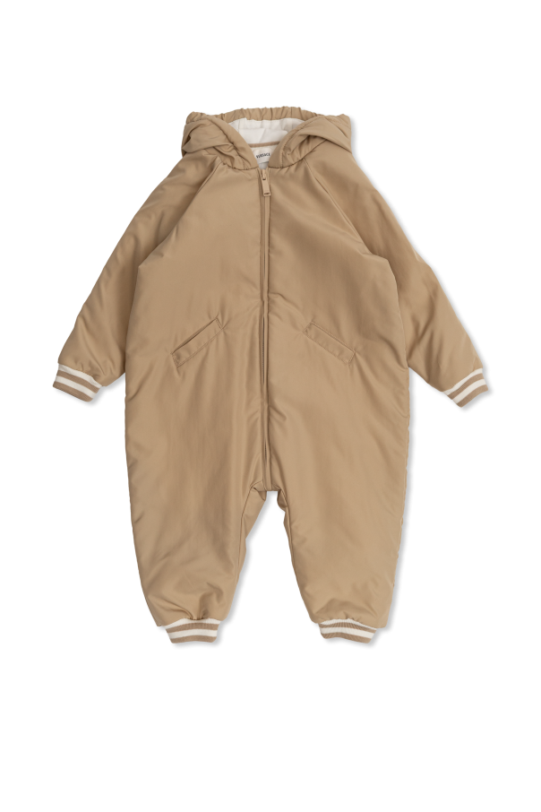 Insulated jumpsuit with logo od Versace Kids