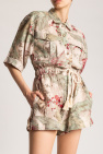 Zimmermann Patterned jumpsuit with short sleeves