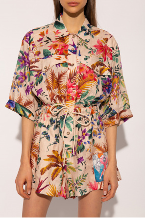 Zimmermann Jumpsuit with floral motif