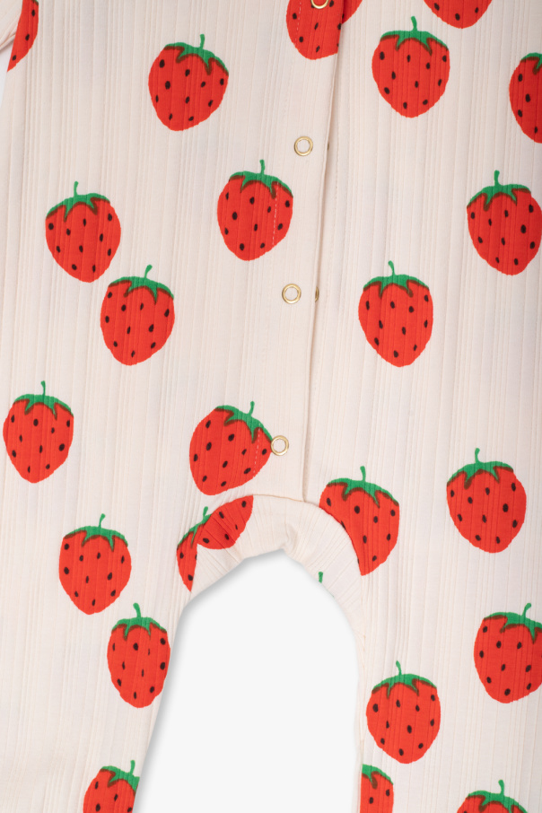 Mini Rodini Jumpsuit with motif of strawberries