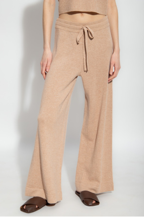 Eres ‘Frederique’ wool mchenmuster trousers