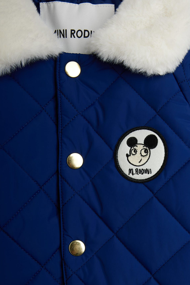 Mini Rodini Insulated jumpsuit with logo patch