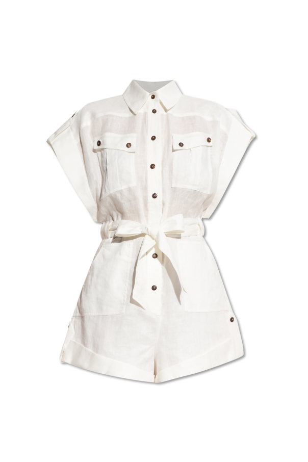 Jumpsuit with a waist belt, zdjęcie 1 Jumpsuit with a waist belt od Zimmermann
