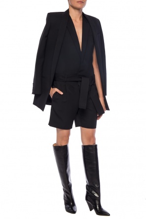 Belted jumpsuit od Saint Laurent