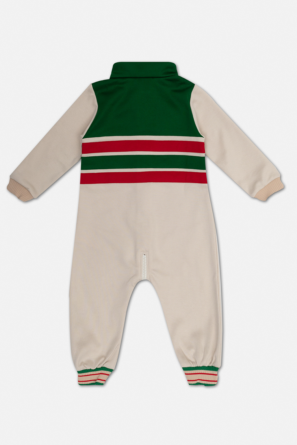 gucci Beige Kids gucci Beige TOP Z PLISOWANĄ FALBANĄ