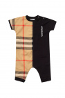 Burberry Kids Checked bodysuit