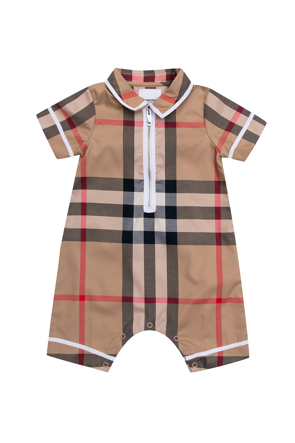 Burberry Kids Checked jumpsuit