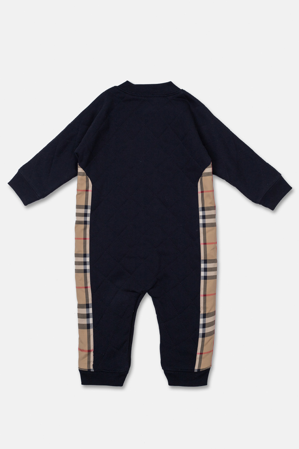 burberry check-print Kids ‘Fitz’ jumpsuit