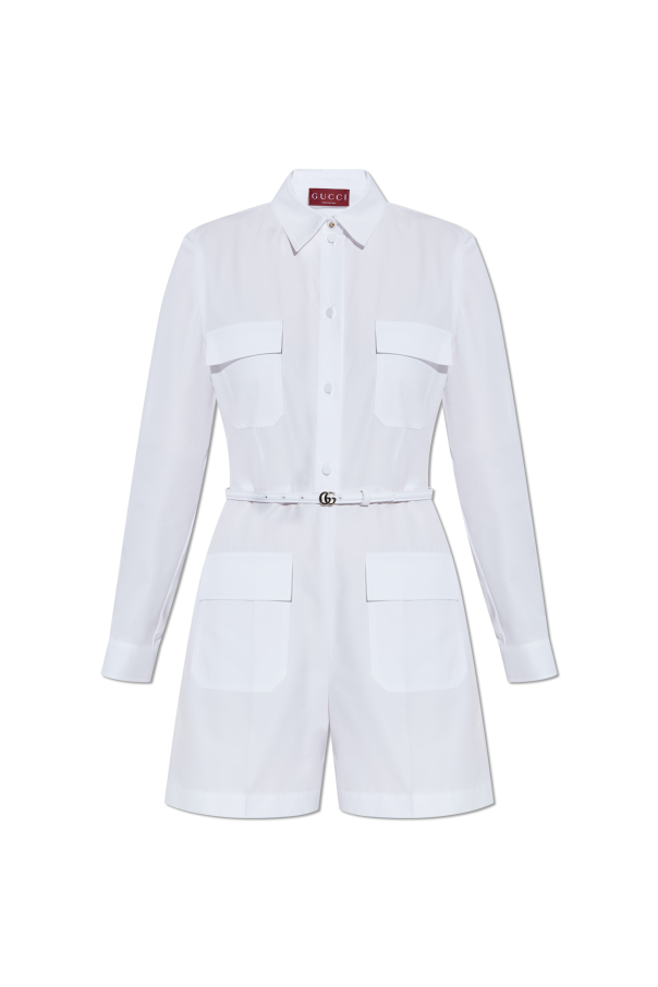 Cotton jumpsuit with pockets, zdjęcie 1 Cotton jumpsuit with pockets od Gucci