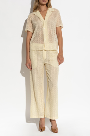 Saint Laurent Conjunto: camisa y pantalones