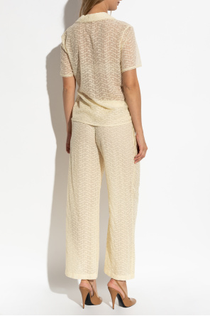 Saint Laurent Conjunto: camisa y pantalones