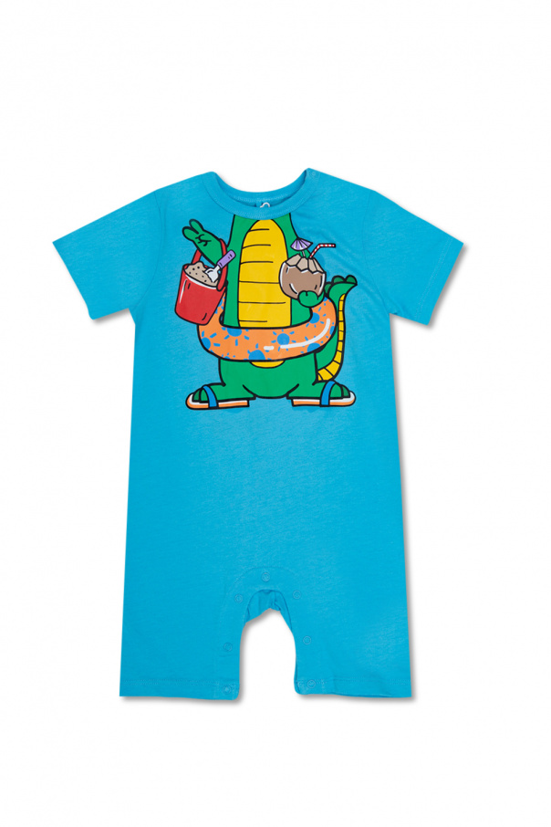 Stella McCartney Kids Printed romper suit