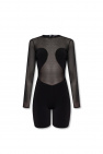 Alaïa Bodysuit with sheer inserts