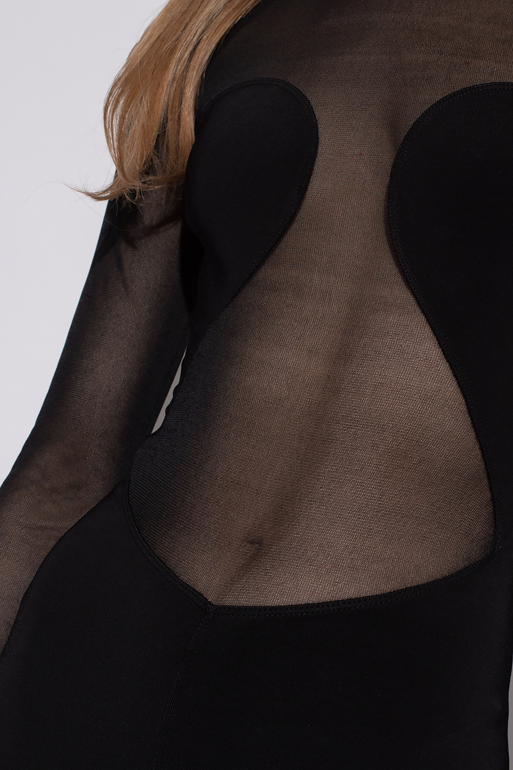 Alaia Bodysuit with sheer inserts