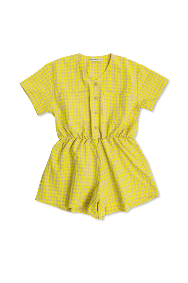 Jumpsuit with Check Pattern, zdjęcie 1 Jumpsuit with Check Pattern od Bobo Choses