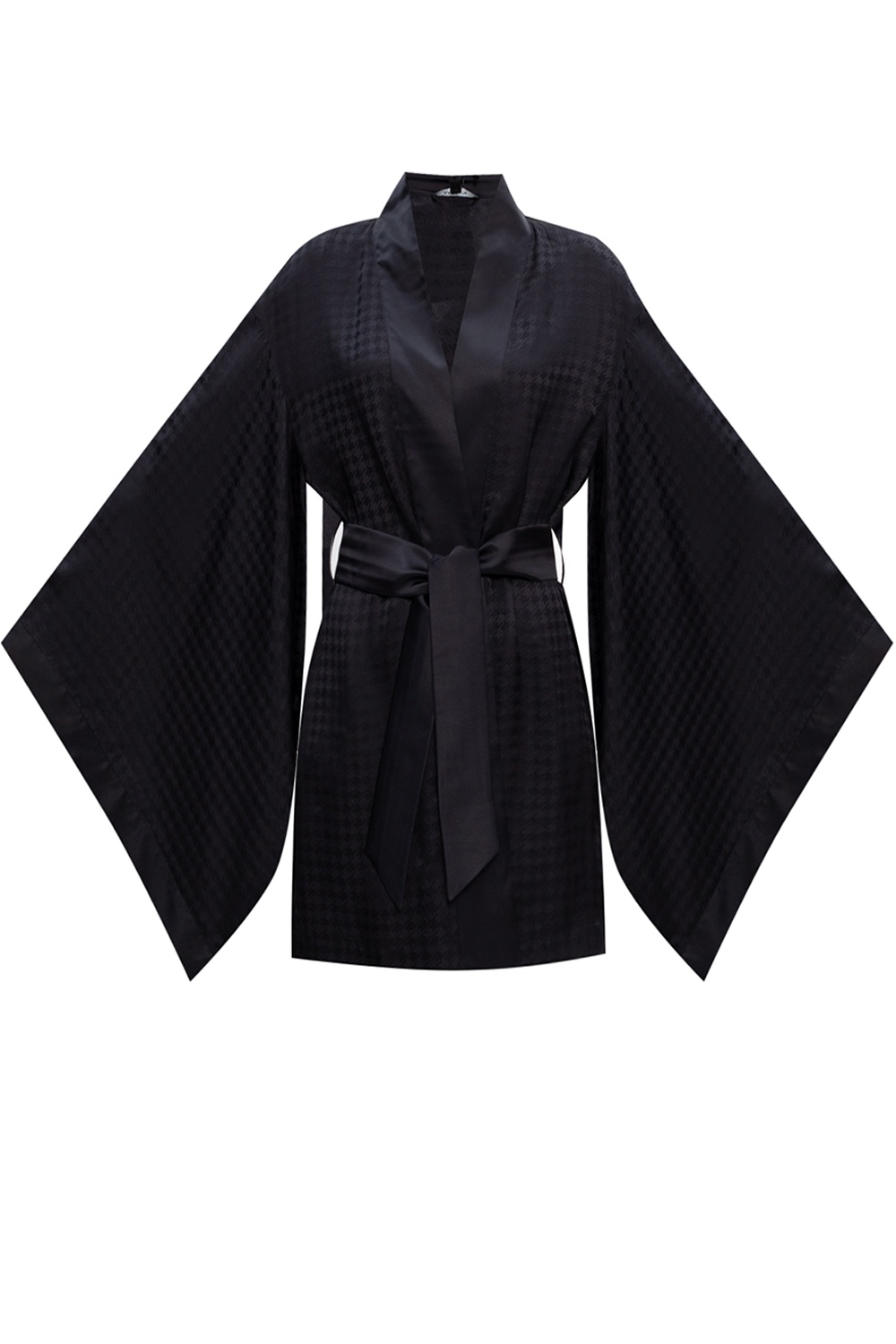 Black Bathrobe with logo Balmain - Vitkac GB