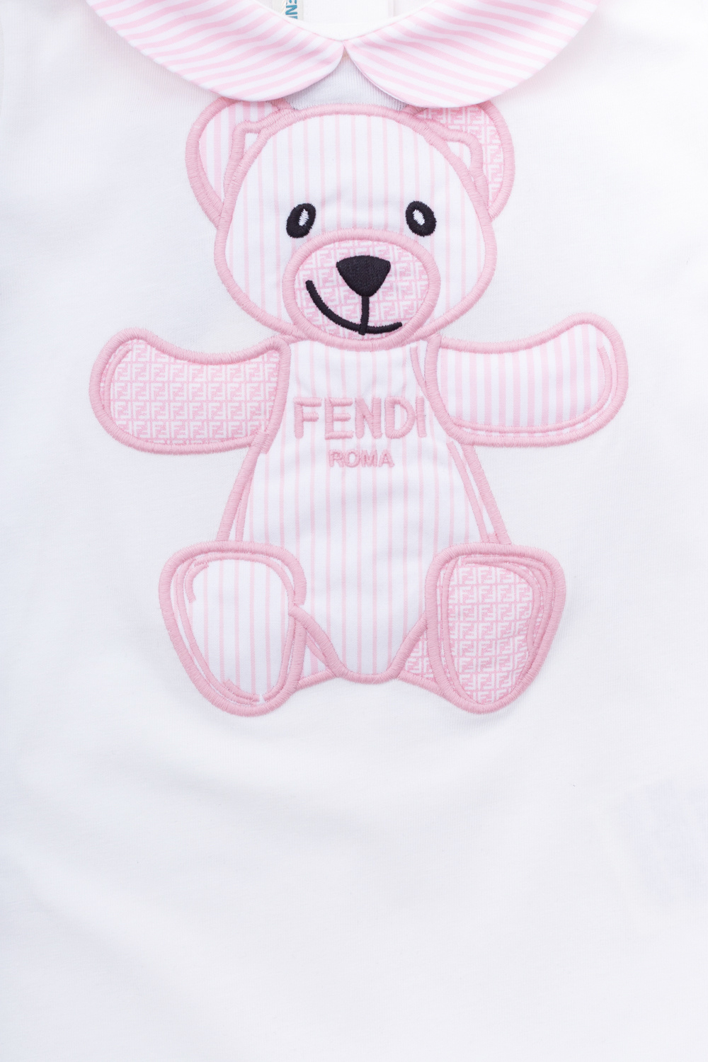 Fendi Kids Fendi Cotton Sweatshirt With Embroidered Logo