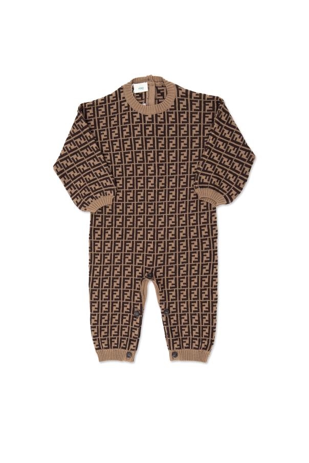 Patterned romper suit od Fendi Kids