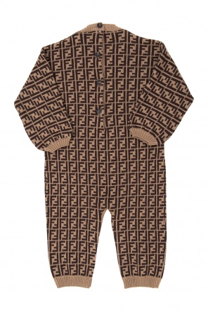 Patterned romper suit od Fendi Kids