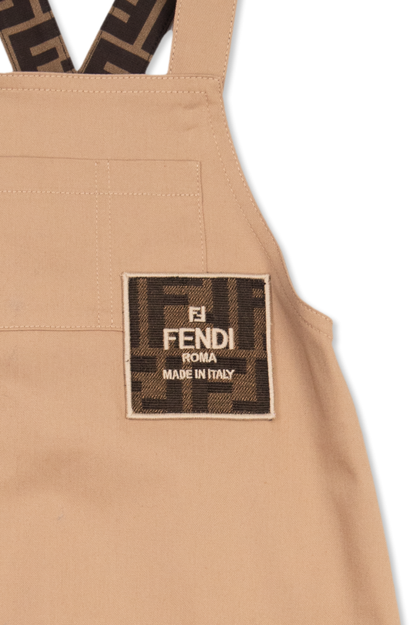 Fendi Kids Jumpsuit with logo