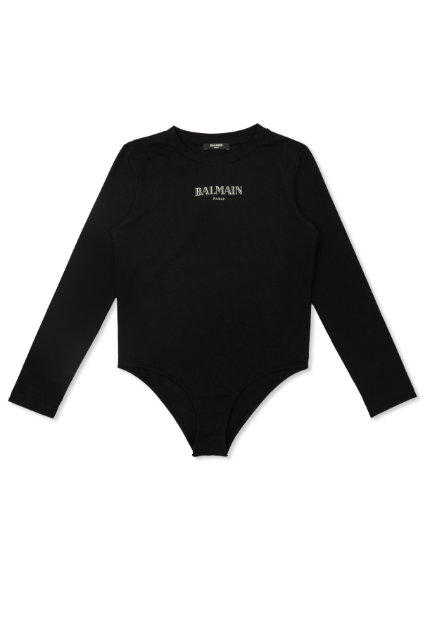 Balmain Kids Bodysuit with logo