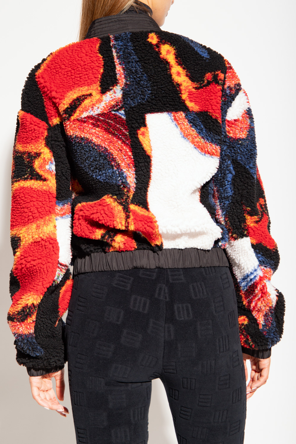 Ambush Patterned fleece sweatshirt