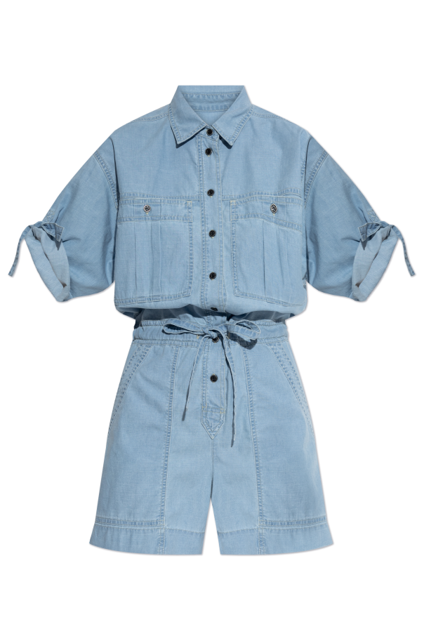Marant Etoile Jeansowy kombinezon ‘Vally’