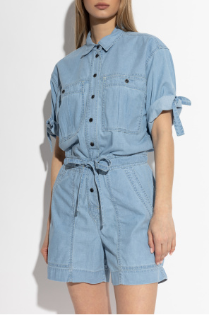 Marant Etoile Jeansowy kombinezon ‘Vally’