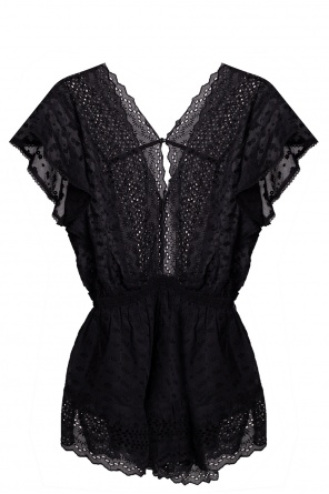Openwork jumpsuit with short sleeves, zdjęcie 1 Openwork jumpsuit with short sleeves od Isabel Marant Etoile
