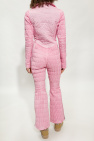 Khrisjoy PINK Quilted ski jumpsuit