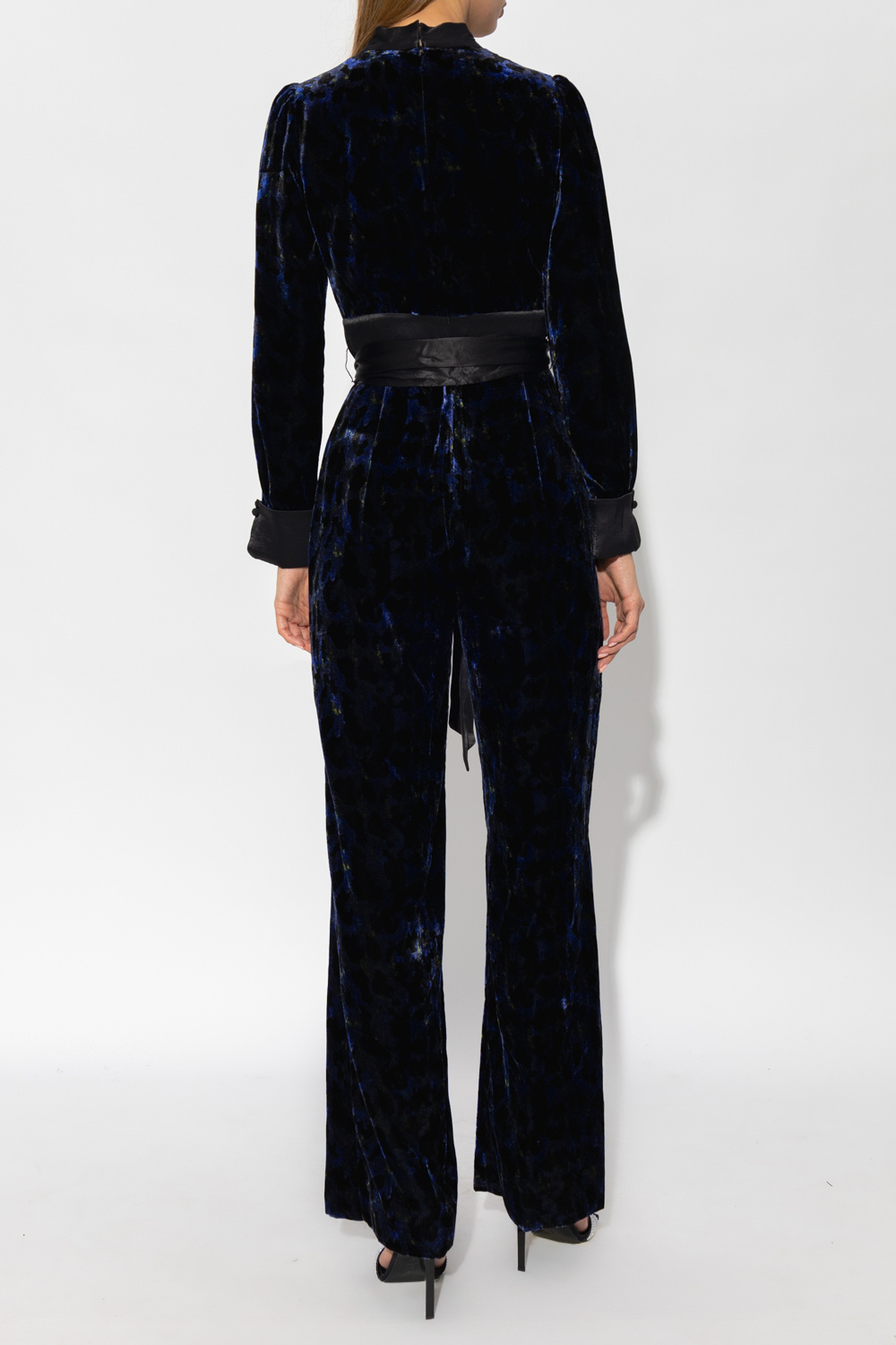 Diane Von Furstenberg ‘Vegas’ velour jumpsuit