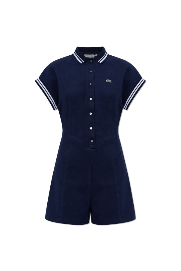 Jumpsuit with logo patch od Lacoste