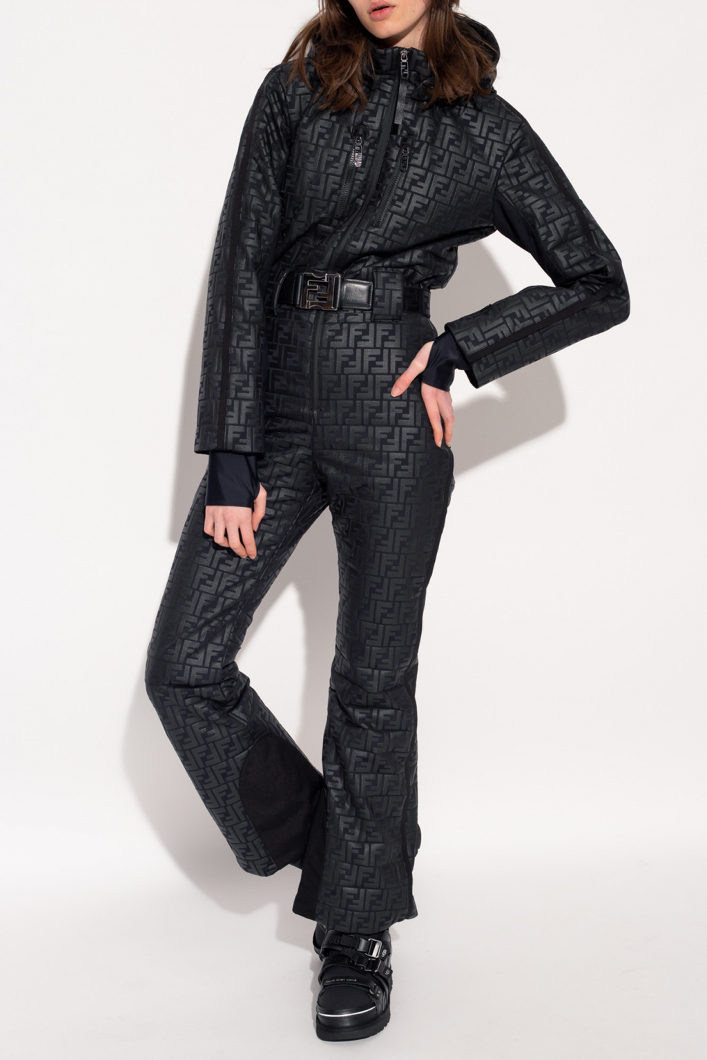 Fendi Padded Down Stretch-shell Ski Suit - Black - ShopStyle Activewear