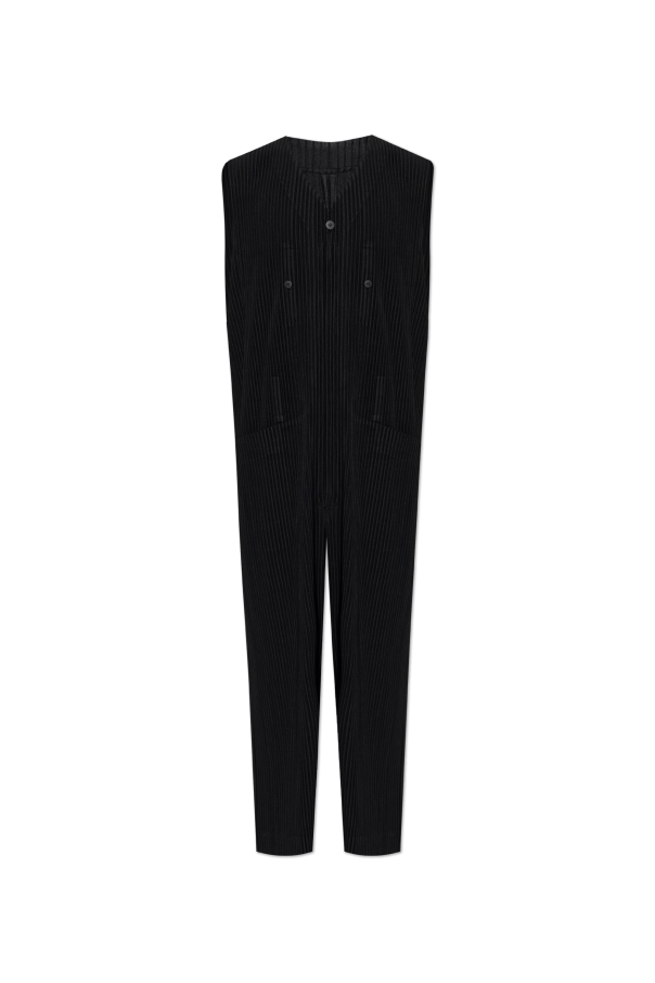 Homme Plissé Issey Miyake Pleated Sleeveless Jumpsuit