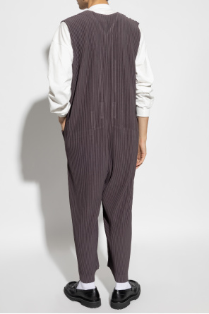 Homme Plisse Issey Miyake Pleated Sleeveless Jumpsuit