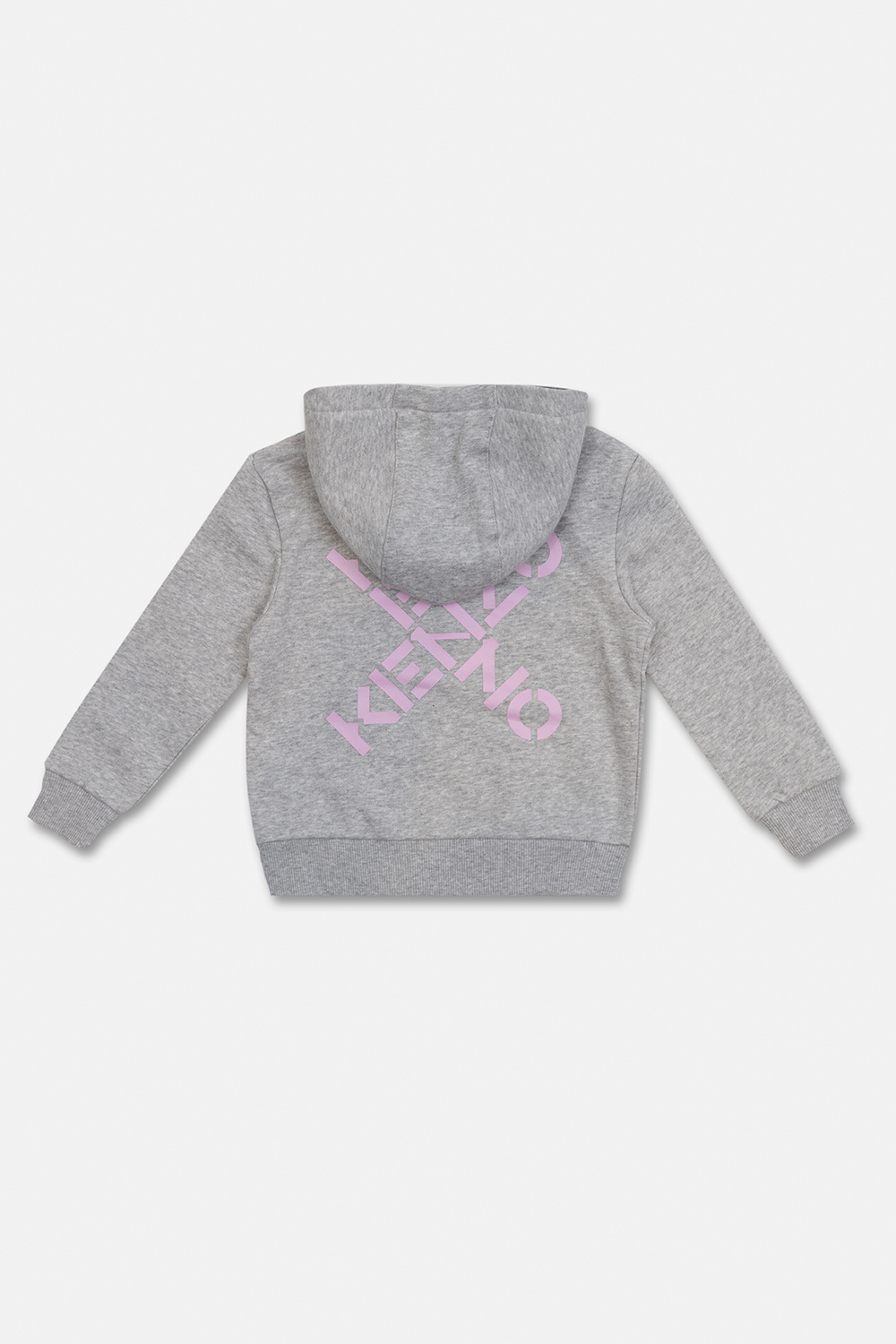 Kenzo Kids T-shirt Cropped Nera In Jersey Di Cotone