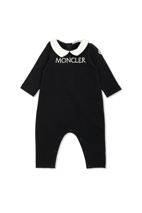 Baby romper with embroidered logo od Moncler Enfant