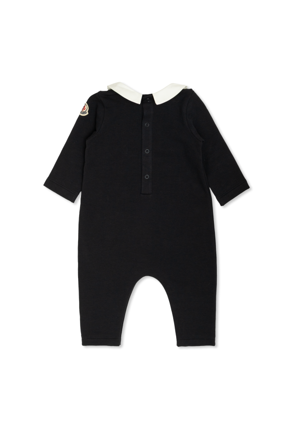 Moncler Enfant Baby-Strampler mit gesticktem Logo