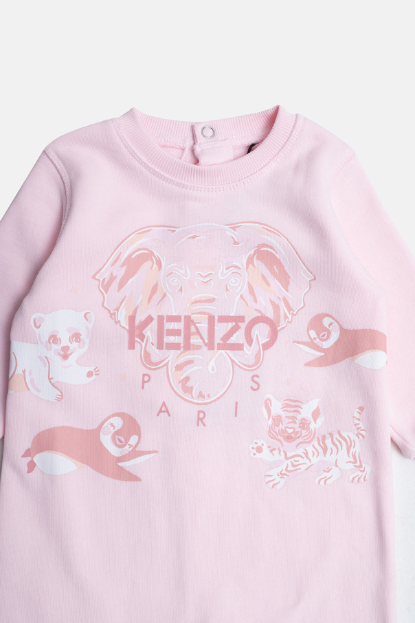 Kenzo Kids Jumpsuit with animal motif