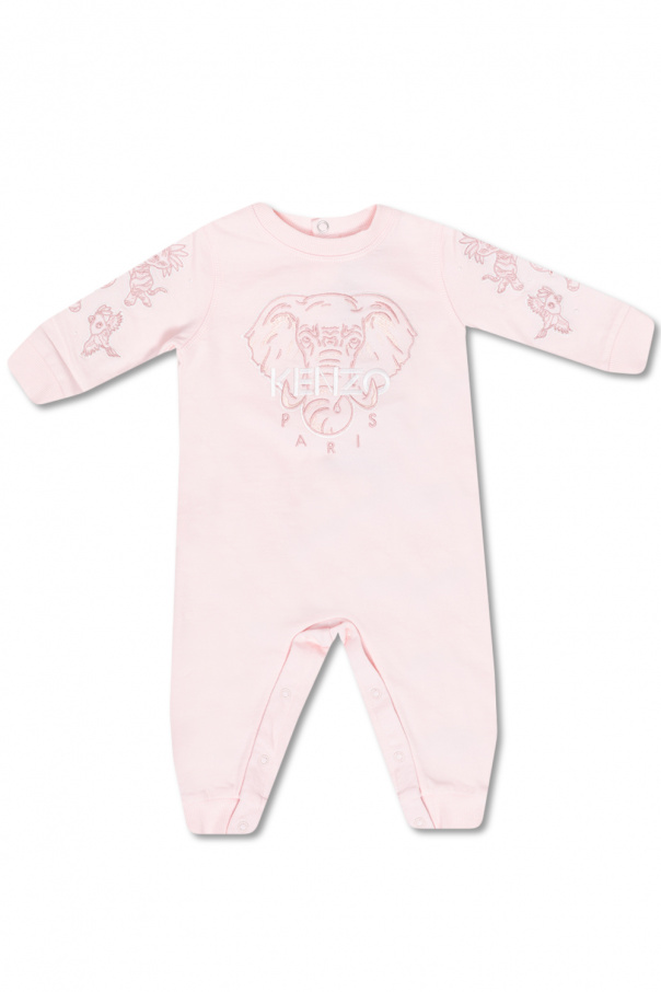 Kenzo Kids Romper suit with logo