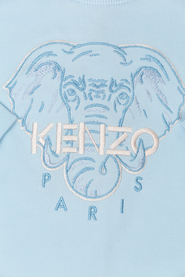 Kenzo Kids Romper suit with logo