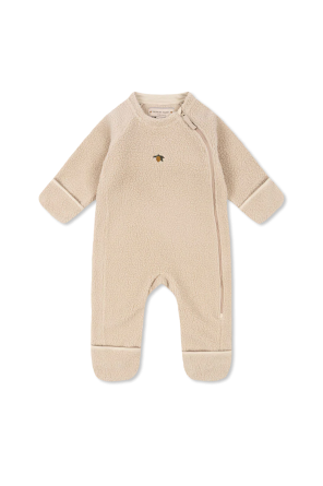 Fleece with embroidery
