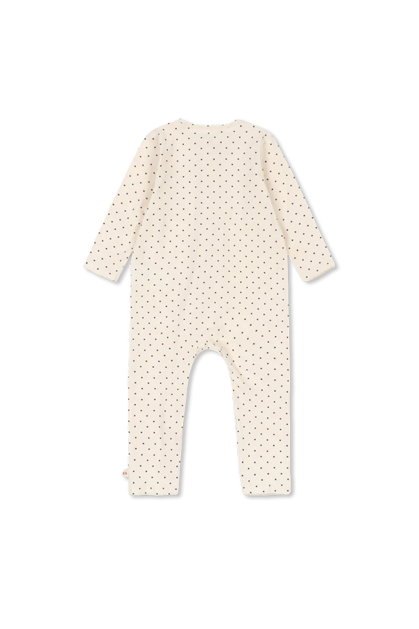 Konges Sløjd Baby sleepsuit with polka dots