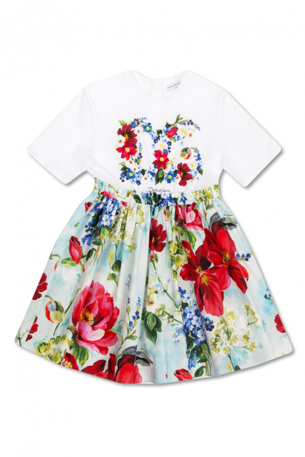 Dolce & Gabbana Kids Flora jumpsuit