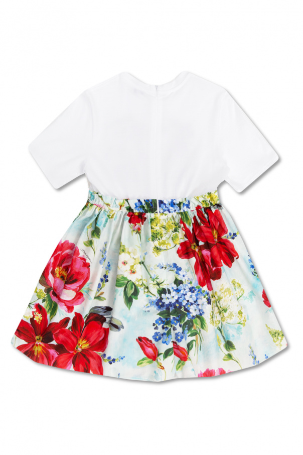 Dolce & Gabbana Kids Flora jumpsuit