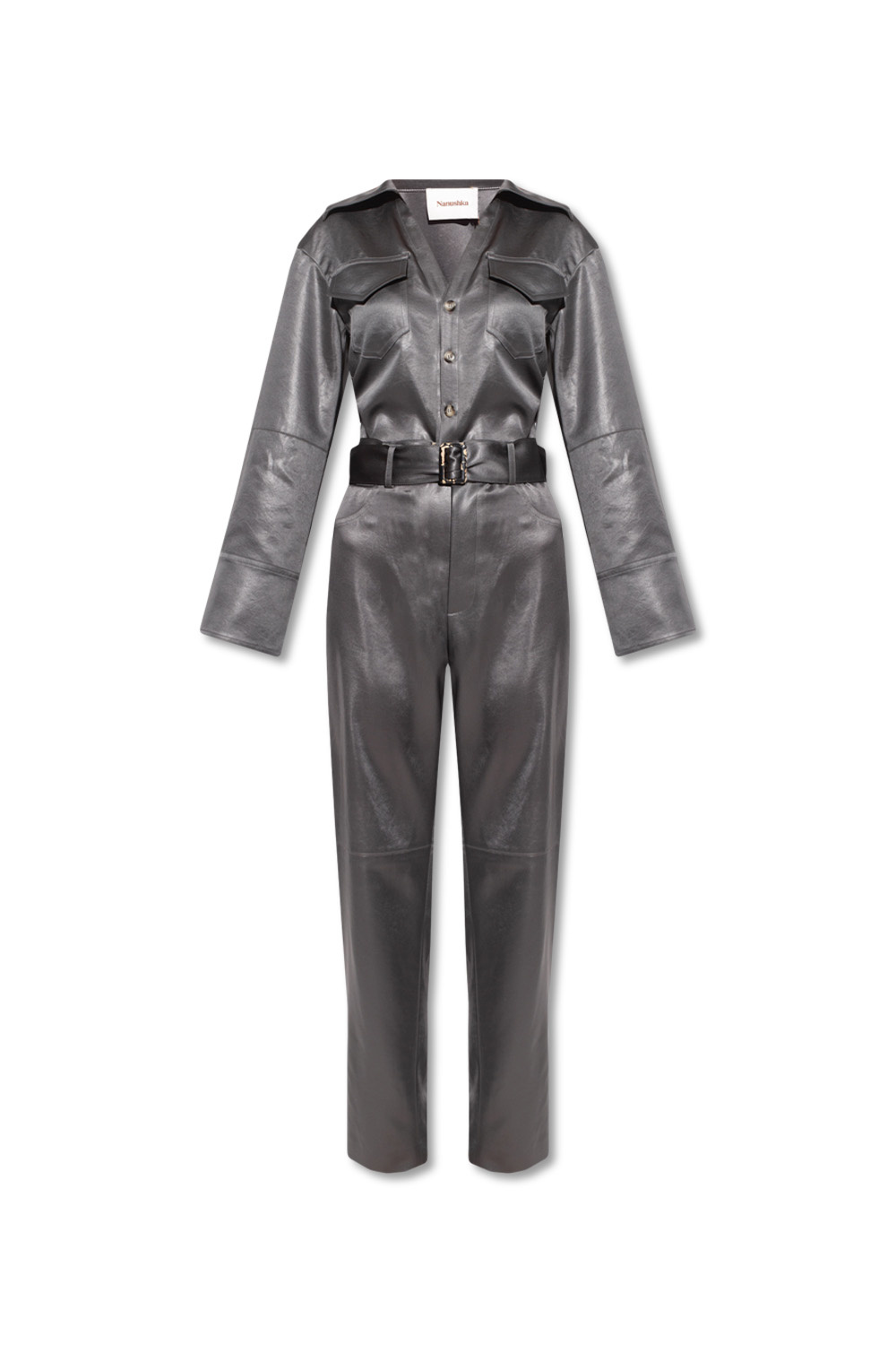 Nanushka Jumpsuit with waist belt