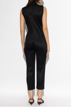 Pleats Please Issey Miyake Mono plisado sin mangas