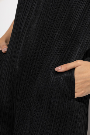 Pleats Please Issey Miyake Mono plisado sin mangas